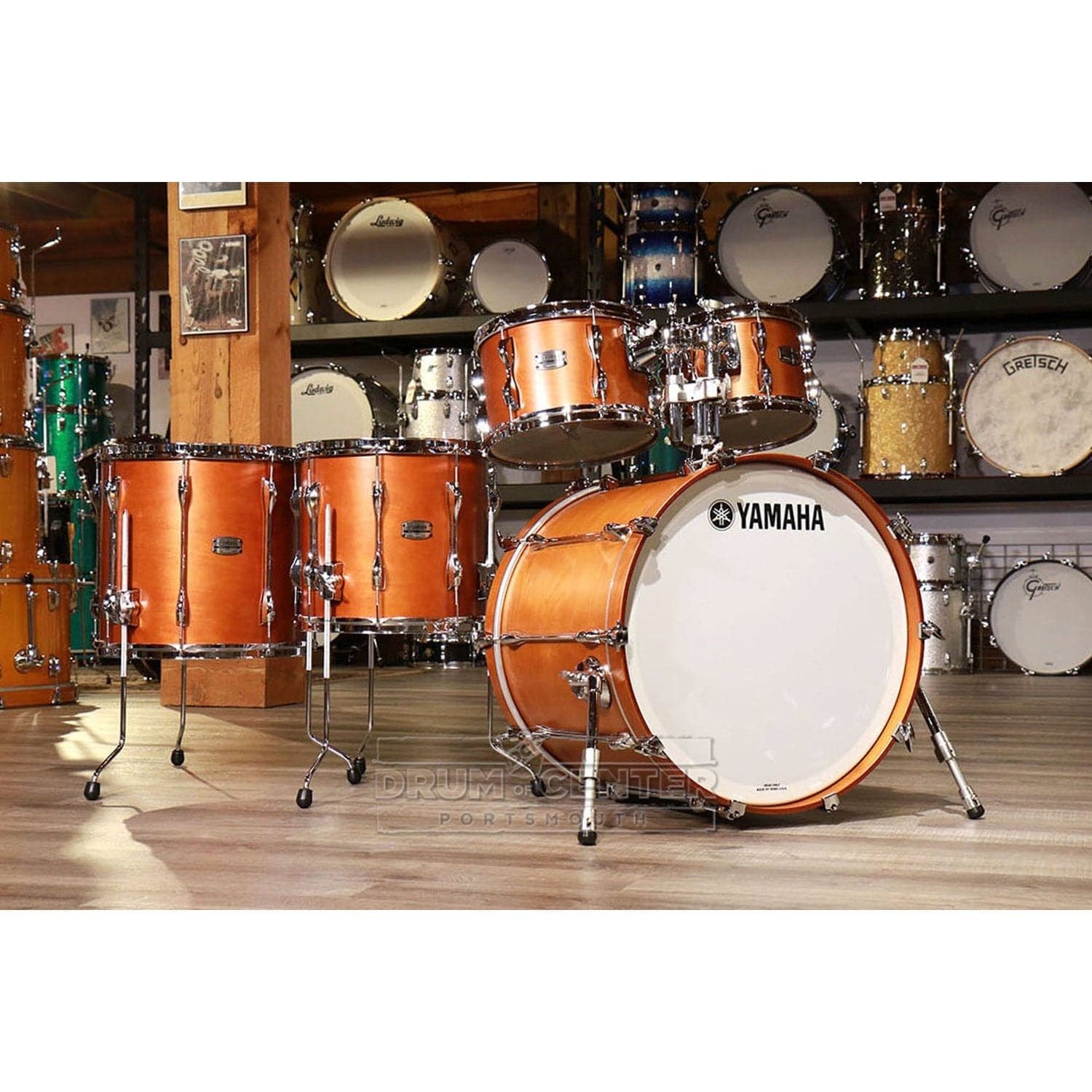 Yamaha Recording Custom 5pc Drum Set Real Wood