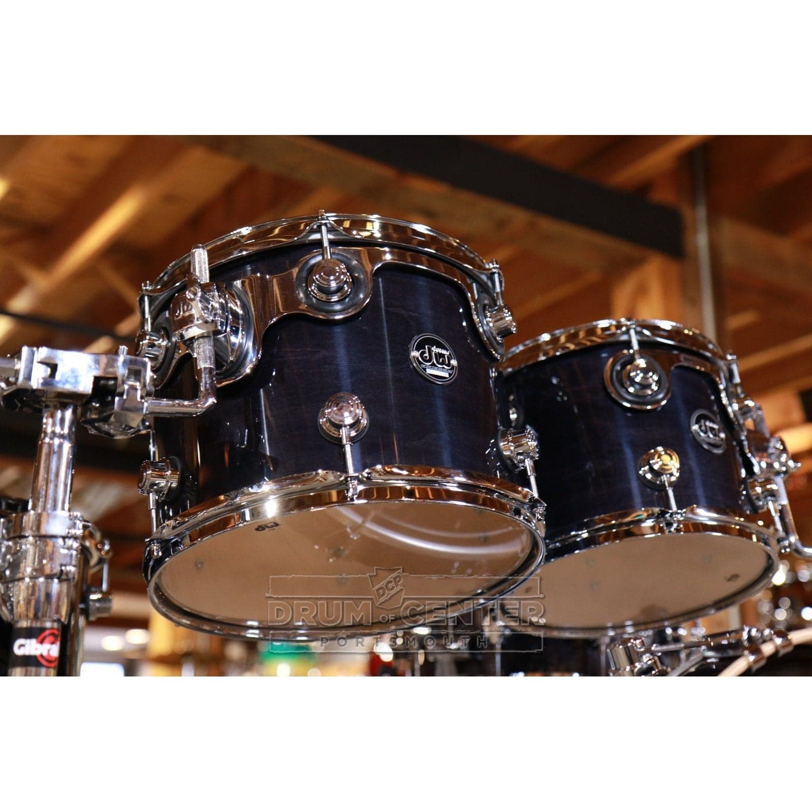 DW Performance 5pc Drum Set 20/10/12/14/14 Ebony Stain