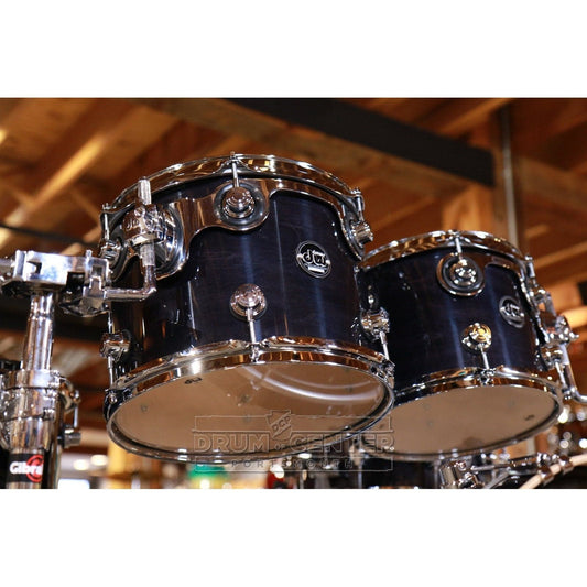 DW Performance 5pc Drum Set 20/10/12/14/14 Ebony Stain