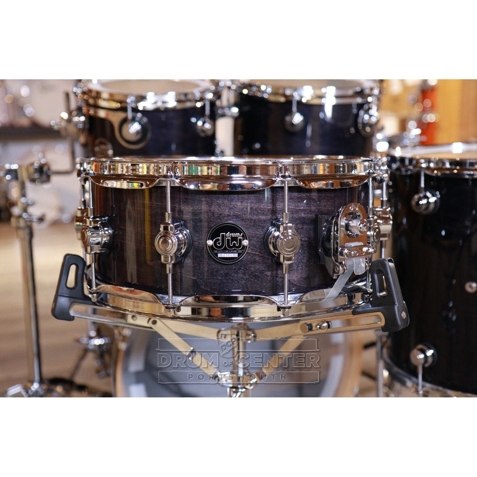 DW Performance 5pc Drum Set 20/10/12/14/14 Ebony Stain