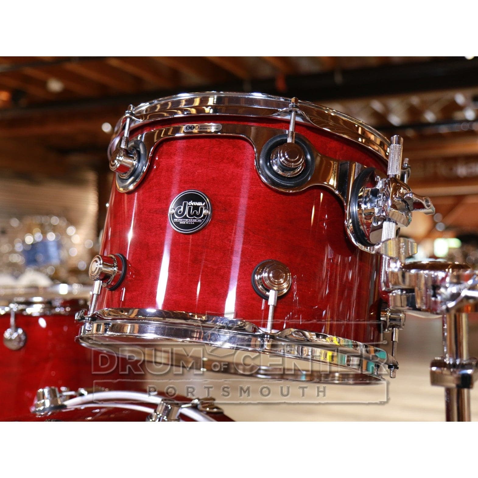 DW Performance 3pc Drum Set 22/13/16 Cherry Stain