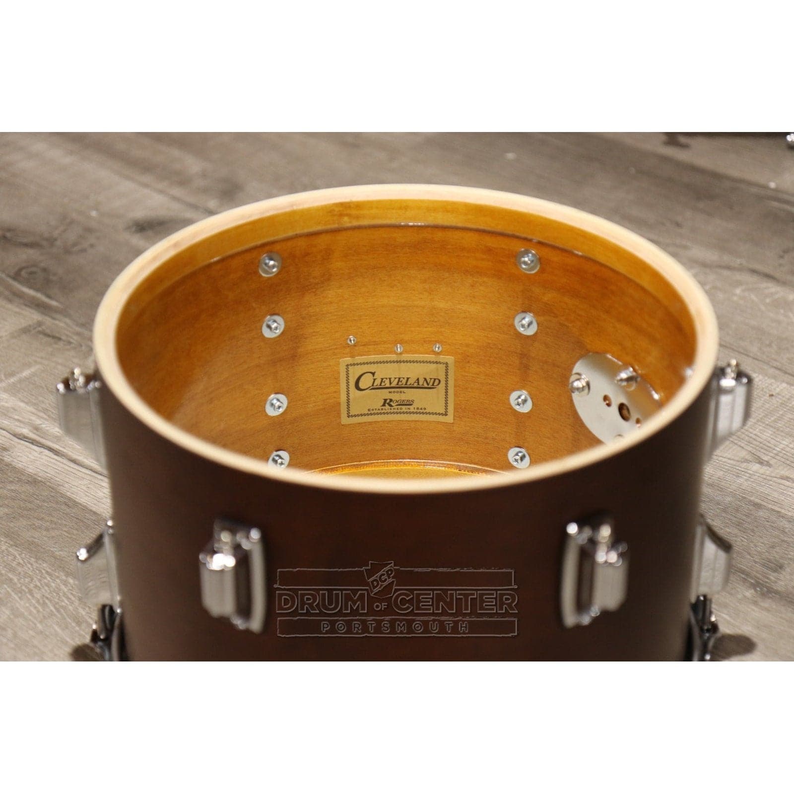 Rogers Cleveland 3pc Drum Set w/22BD Satin Dark Mahogany DCP