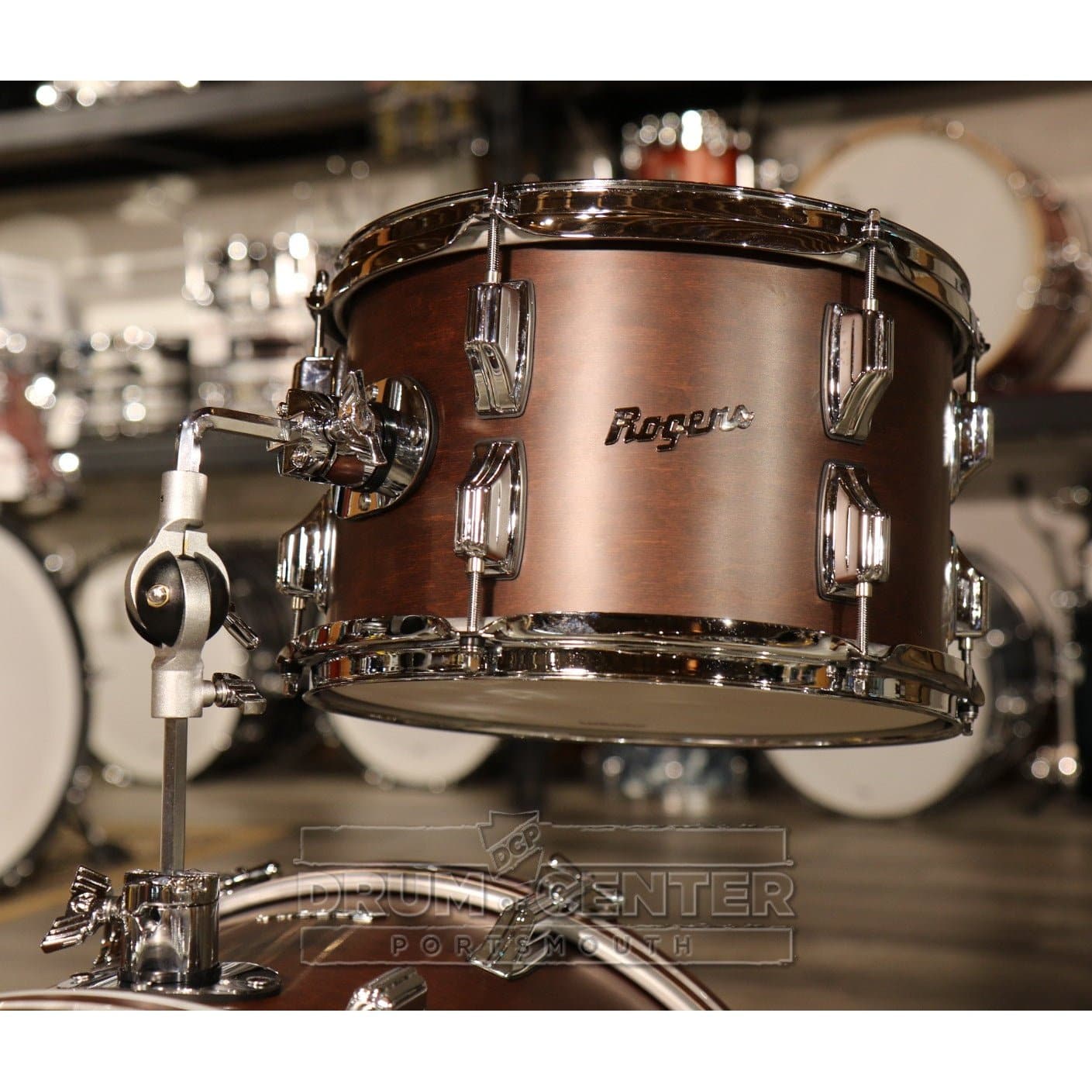 Rogers Cleveland 3pc Drum Set w/20BD Satin Dark Mahogany – Drum