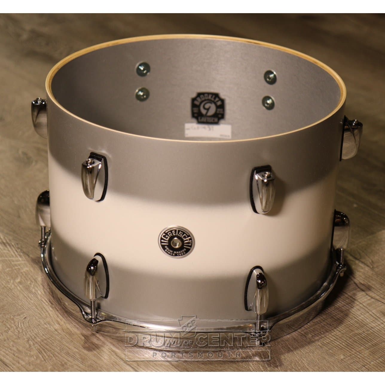 Gretsch Brooklyn 3pc Classic Drum Set Silver Mist Duco