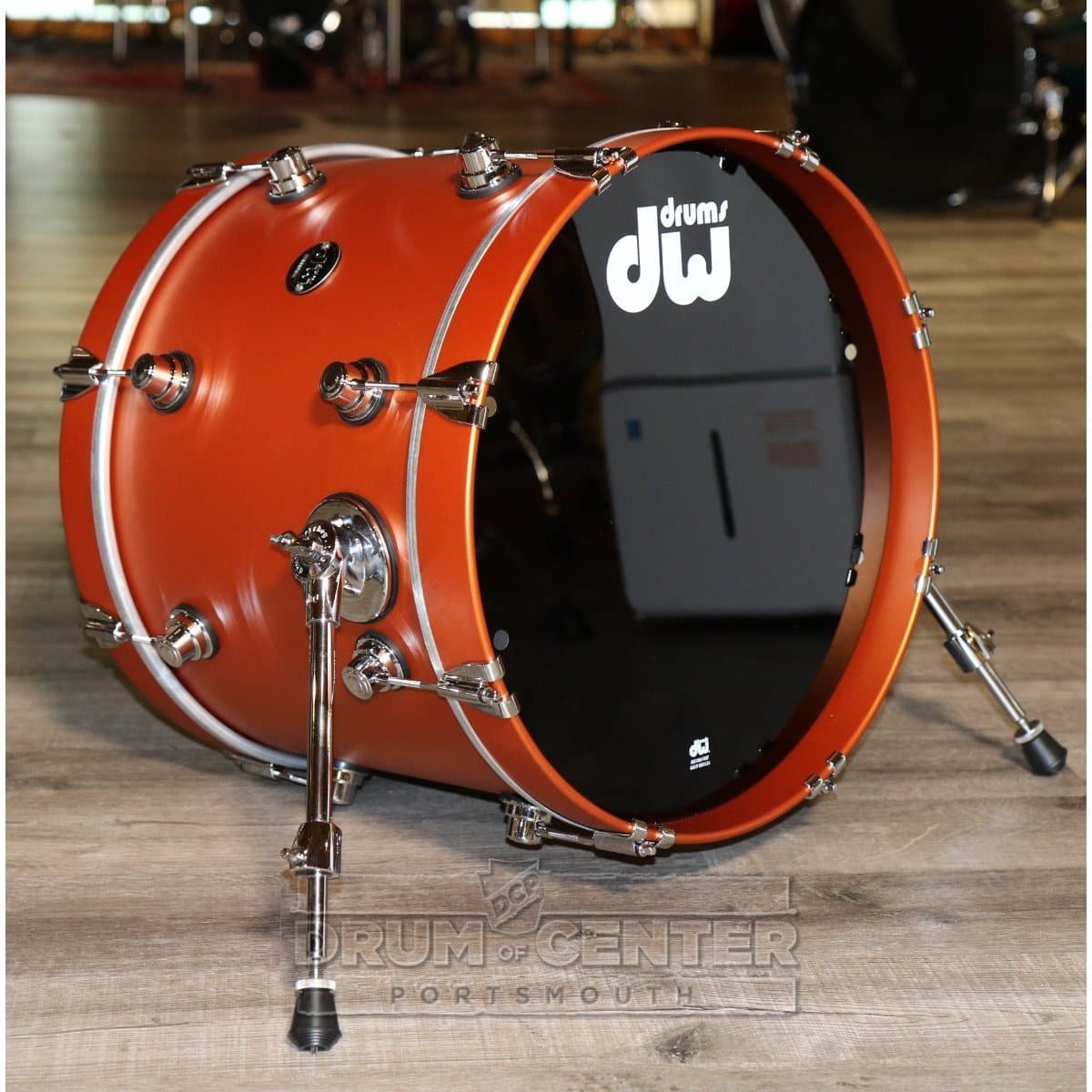 DW Performance Bass Drum 18x14 Hard Satin American Rust DCP