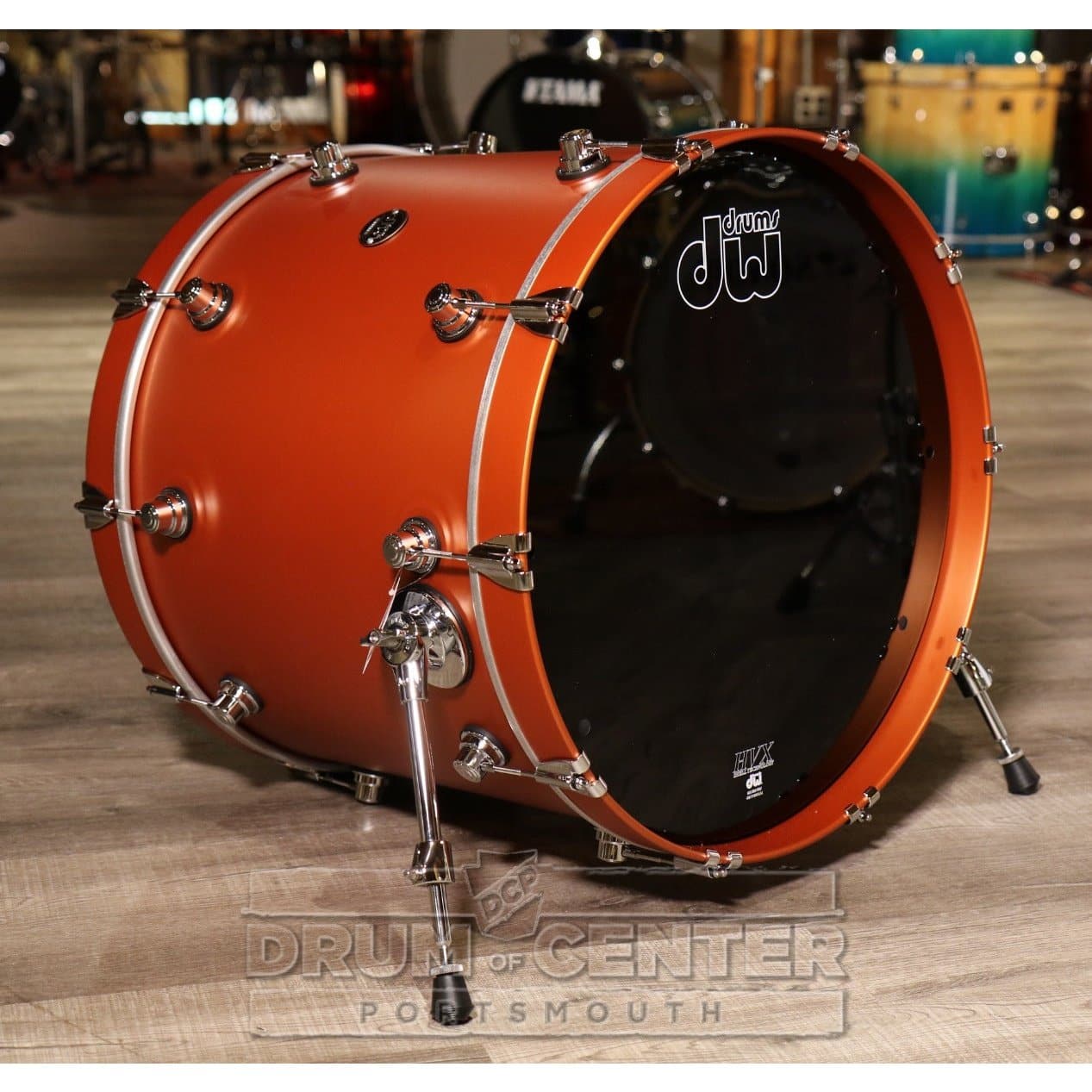 DW Performance Bass Drum 22x18 Hard Satin American Rust
