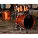 DW Performance 4pc Drum Set 20/10/12/14 Hard Satin American Rust