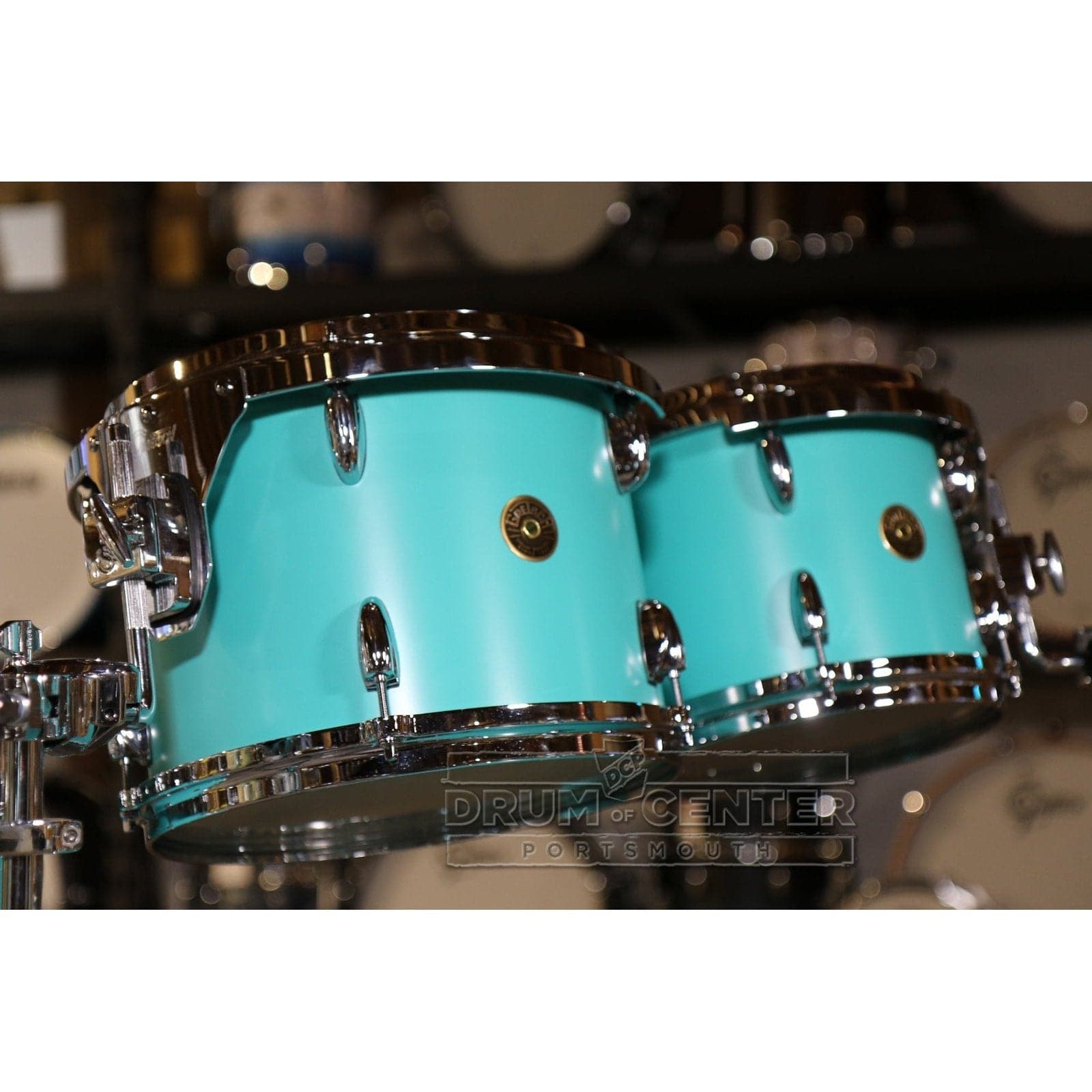 Gretsch USA Custom 5pc Drum Set Satin Seafoam Green