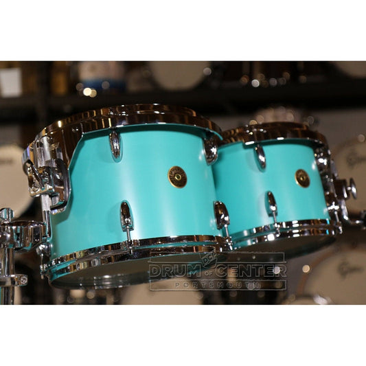Gretsch USA Custom 5pc Drum Set Satin Seafoam Green