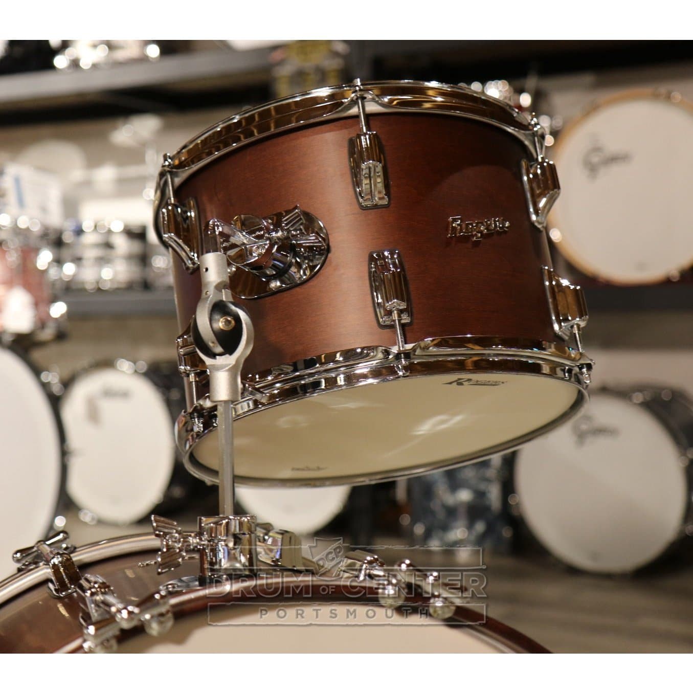 Rogers Cleveland 3pc Drum Set w/22BD Satin Dark Mahogany DCP