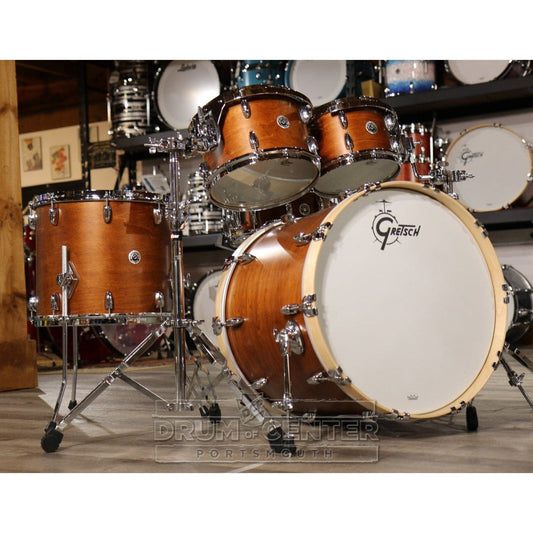 Gretsch Brooklyn 5pc Euro Drum Set Satin Mahogany