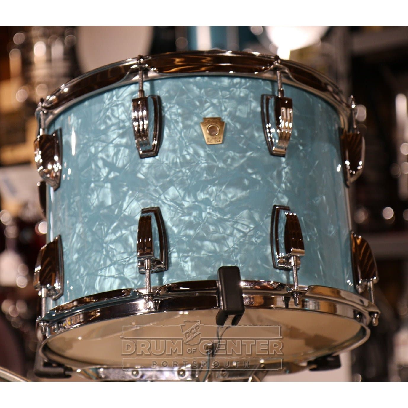 Ludwig Classic Maple 4pc Bonham Drum Set Glacier Blue Pearl