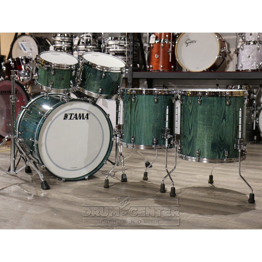 Tama Star Walnut 5pc Rock Drum Set Light Indigo Japanese Chestnut
