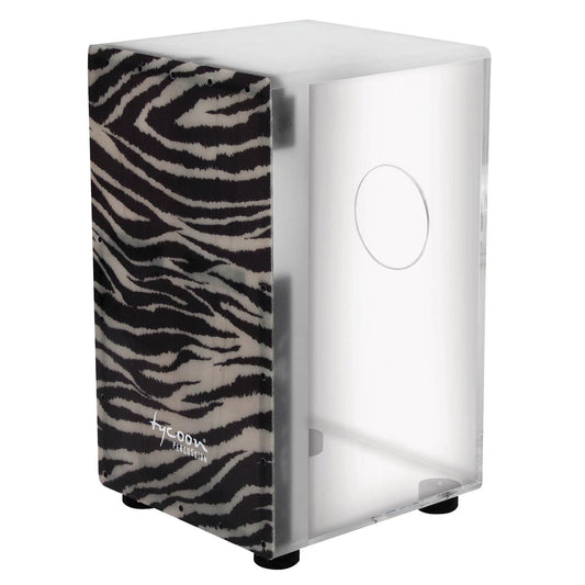 Tycoon 29 Series Clear Cajon w/Fiberglass Front Plate - Zebra