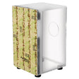 Tycoon Percussion 29 Series Clear Acrylic Cajon With Premium Fiberglass Front Plate - Symbol Design