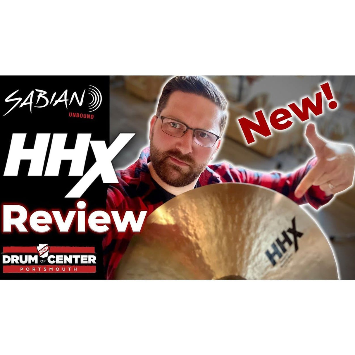 Sabian HHX Complex Medium Hi Hat Cymbals 15"
