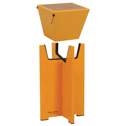 Tycoon Percussion Siam Oak Quinto Cajon Stand Yellow