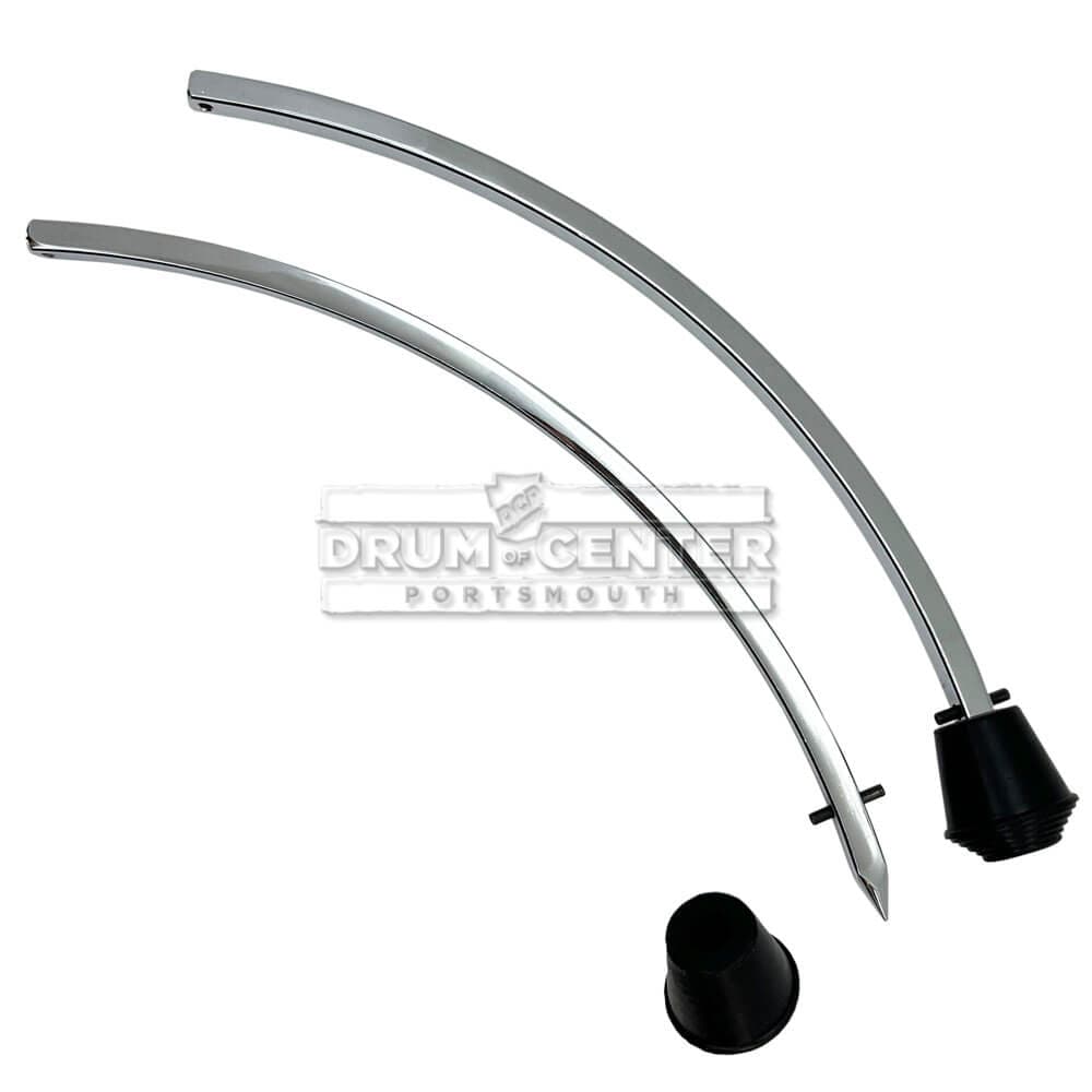 Danmar Ludwig Reproduction Curved Bass Drum Spurs for 18"-20" BDs