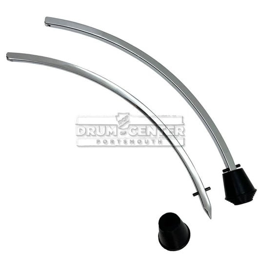 Danmar Ludwig Reproduction Curved Bass Drum Spurs for 18"-20" BDs