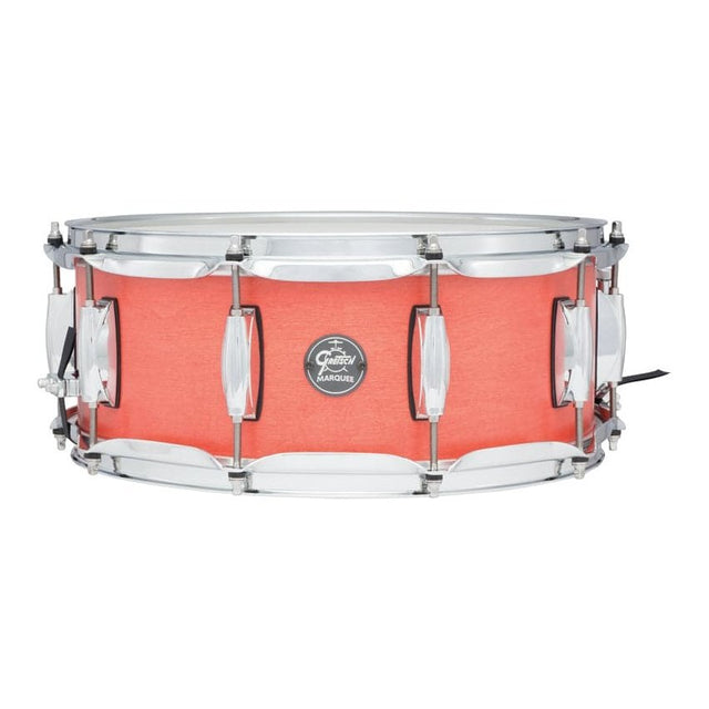 Gretsch Marquee 5.5X14 10 Lug Snare Satin Red Coral- Liquidation Deal!