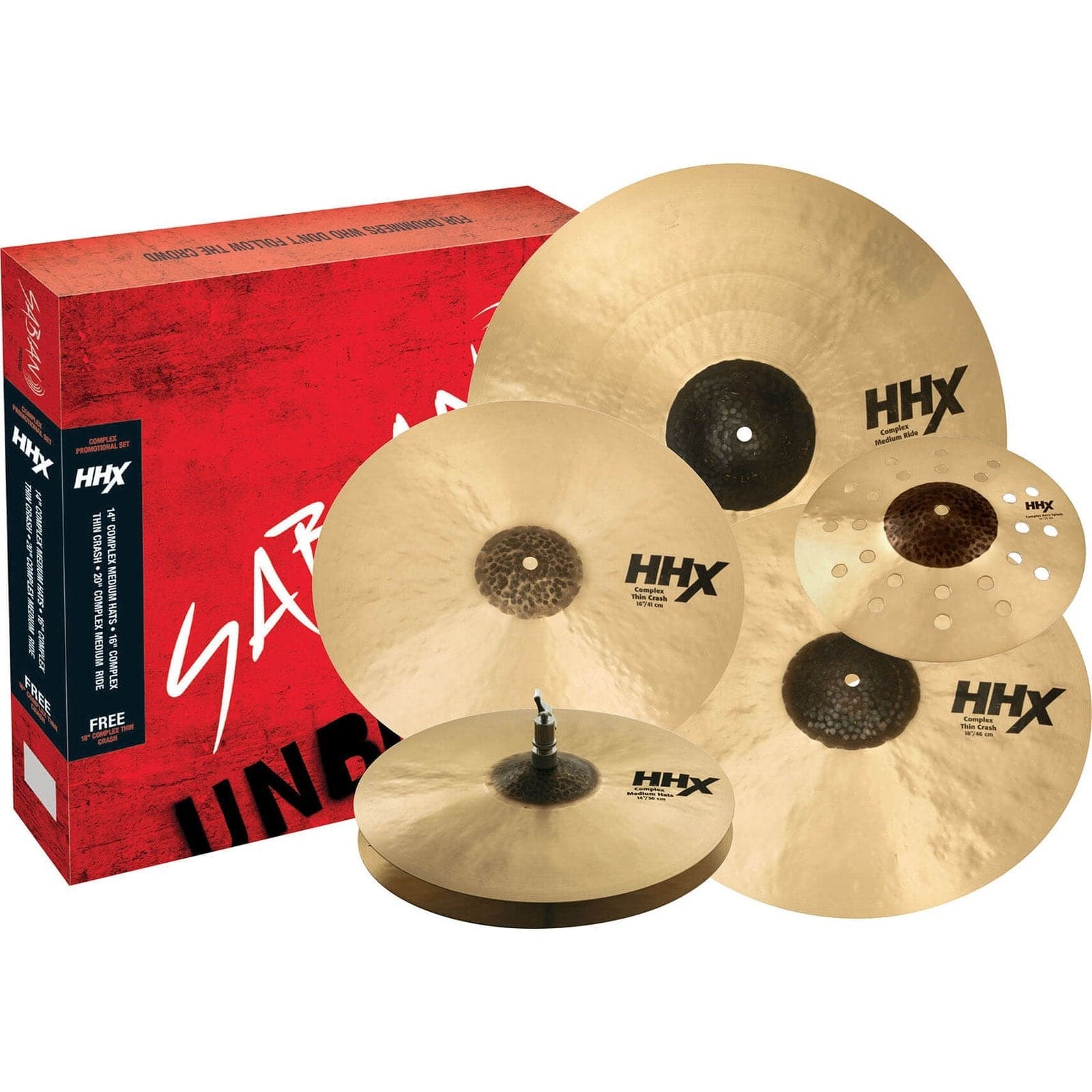 Sabian HHX Complex Praise And Worship Cymbal Set