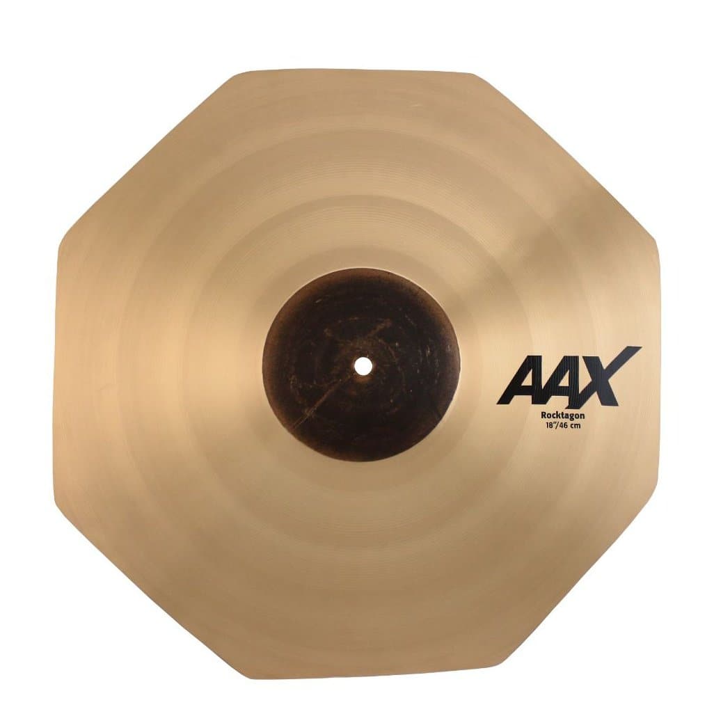 Octagonal Cymbol Sabian AAX Rocktagon Crash Cymbal 18
