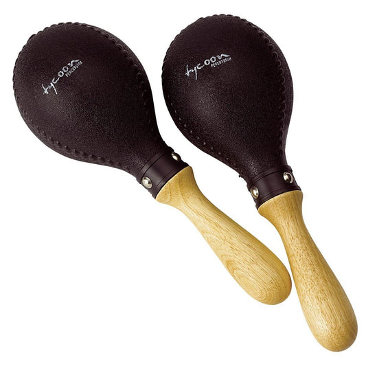 Tycoon Percussion Black Plastic Maracas