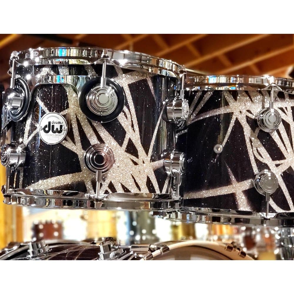 DW Collectors Maple 4pc Drum Set Smoke Glass Contrails