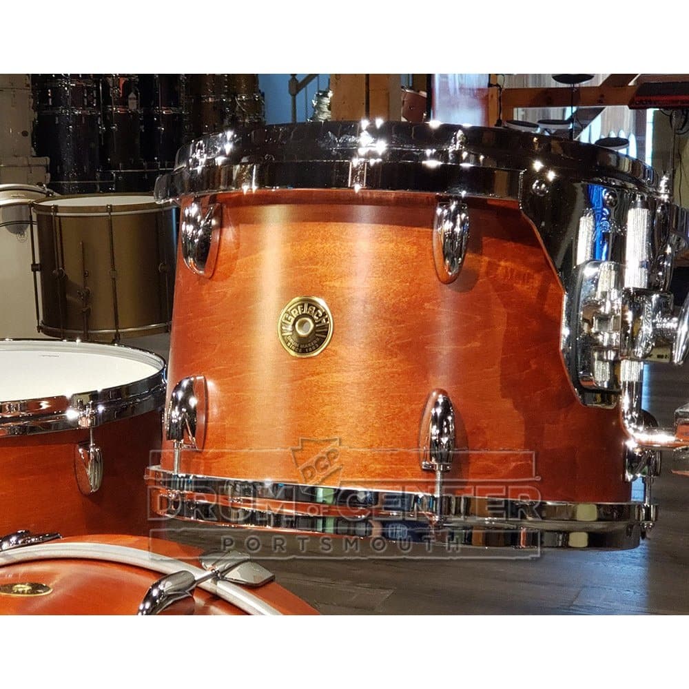 Gretsch USA Custom 3pc Drum Set 22/13/16 Satin Burnt Orange