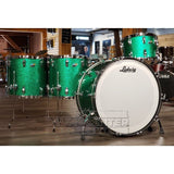 Ludwig Legacy Mahogany 4pc Bonham Drum Set Green Sparkle