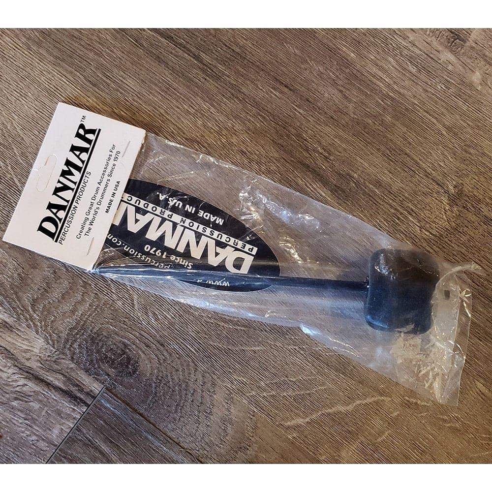Danmar Black Felt Bass Drum Beater 9" w/ Black Shaft