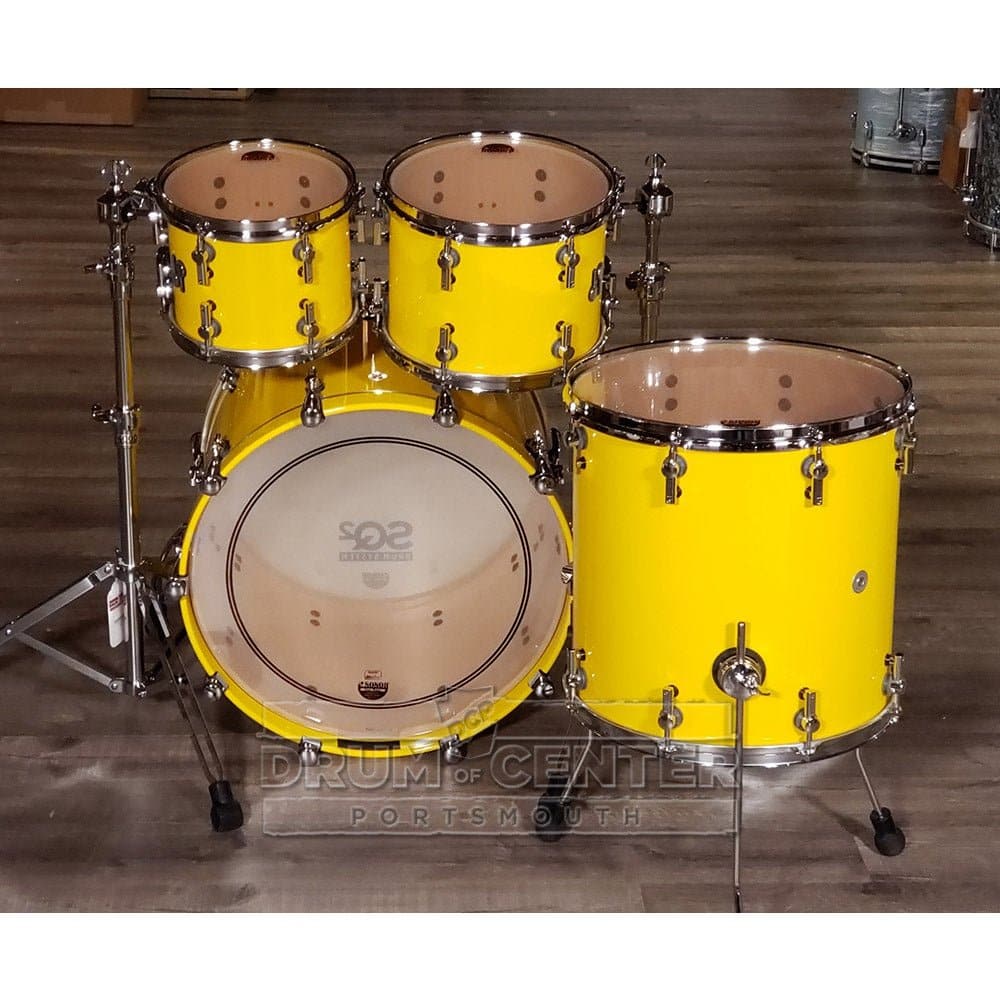 Sonor SQ2 4pc Vintage Maple Drum Set - Gloss Yellow