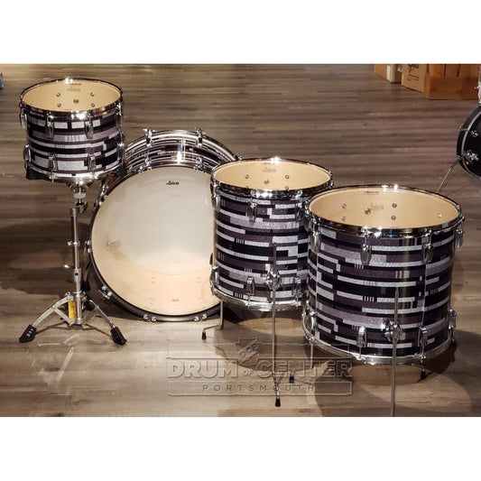 Ludwig Classic Maple 4pc Bonham Drum Set Digital Black Sparkle