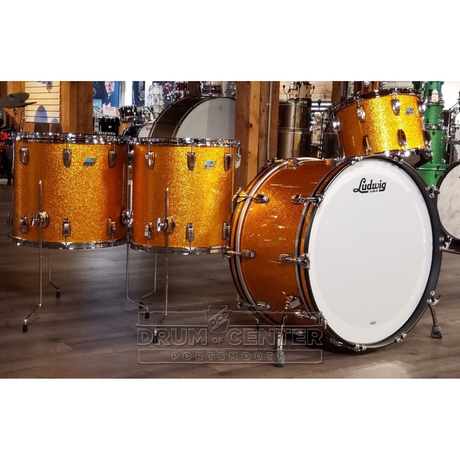 Ludwig Classic Maple 4-częściowy bęben BonhamLudwig Classic Maple 4-częściowy bęben Bonham  