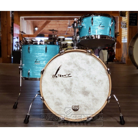 Sonor Vintage 3pc Drum Set 22/13/16 California Blue w/Tom Arm