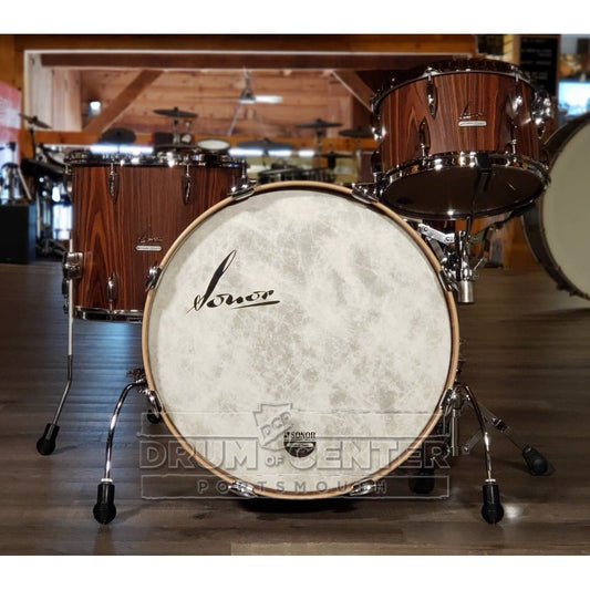 Sonor Vintage 3pc Drum Set 22/13/16 Rosewood Semi Gloss