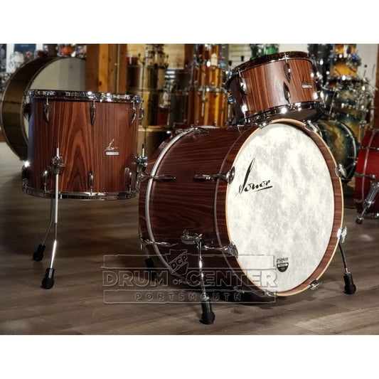 Sonor Vintage 3pc Drum Set 22/13/16 Rosewood Semi Gloss