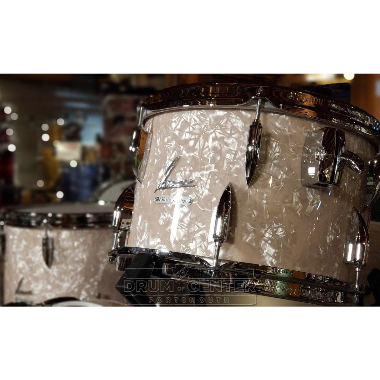 Sonor Vintage 3pc Drum Set 20/12/14 Vintage Pearl