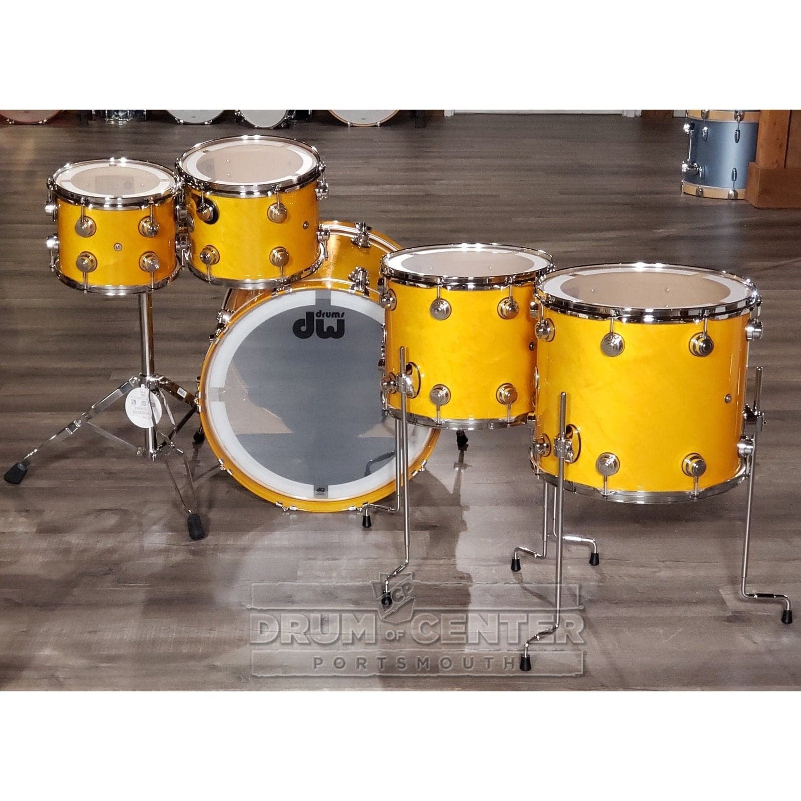 DW Collectors Pure Maple SSC 5pc Drum Set Butterscotch Lacquer