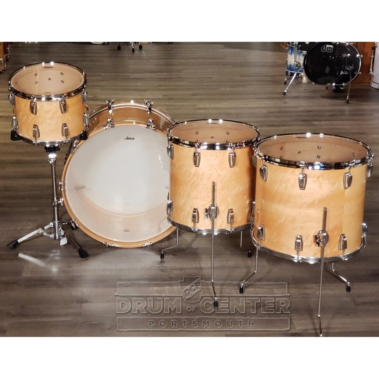 Ludwig Legacy Maple 4pc Bonham Drum Set Birdseye Maple