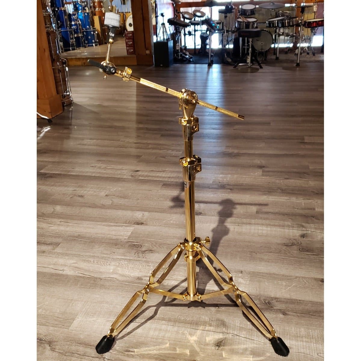 DW DWCP9700GD 9000 Series Convertible Boom/Straight Cymbal Stand, Gold