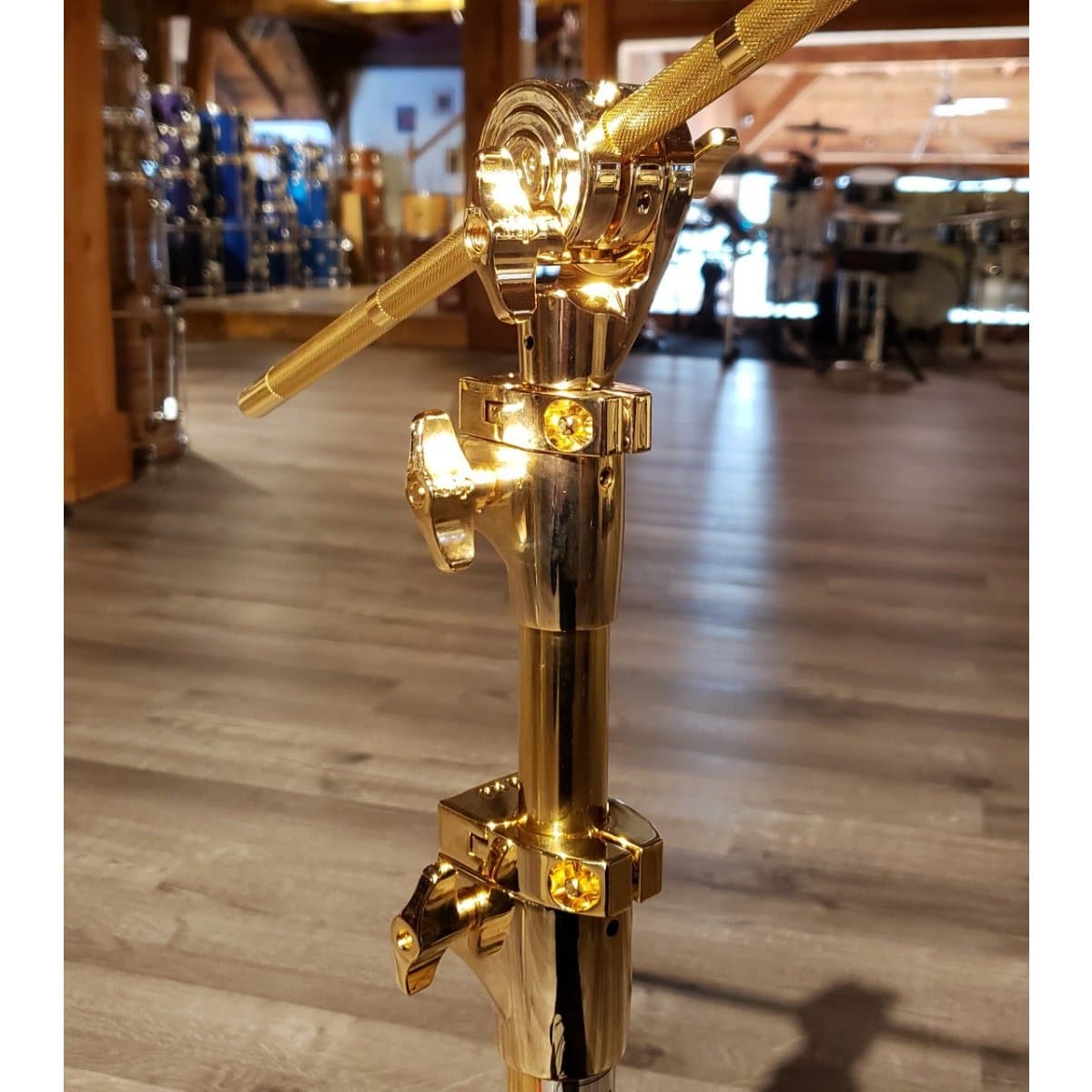 DW DWCP9700GD 9000 Series Convertible Boom/Straight Cymbal Stand, Gold