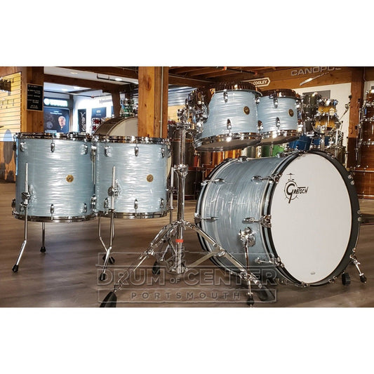 Gretsch USA Custom 5pc Drum Set Vintage Oyster White