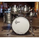 Gretsch Brooklyn 5pc Fusion Drum Set w/Double Tom Arm Grey Oyster