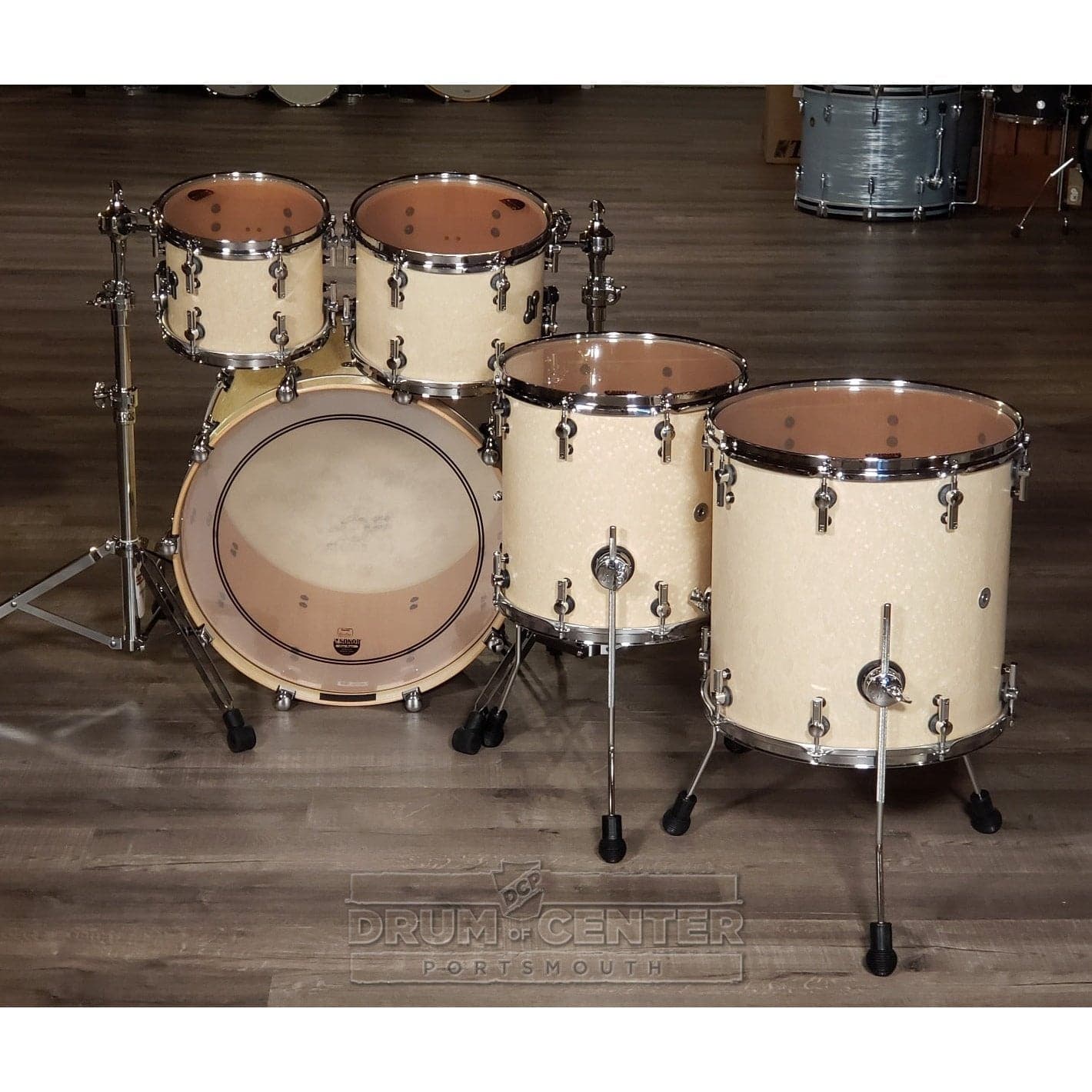 Sonor SQ2 5pc Drum Set Medium Beech  - Birdseye Maple Semigloss