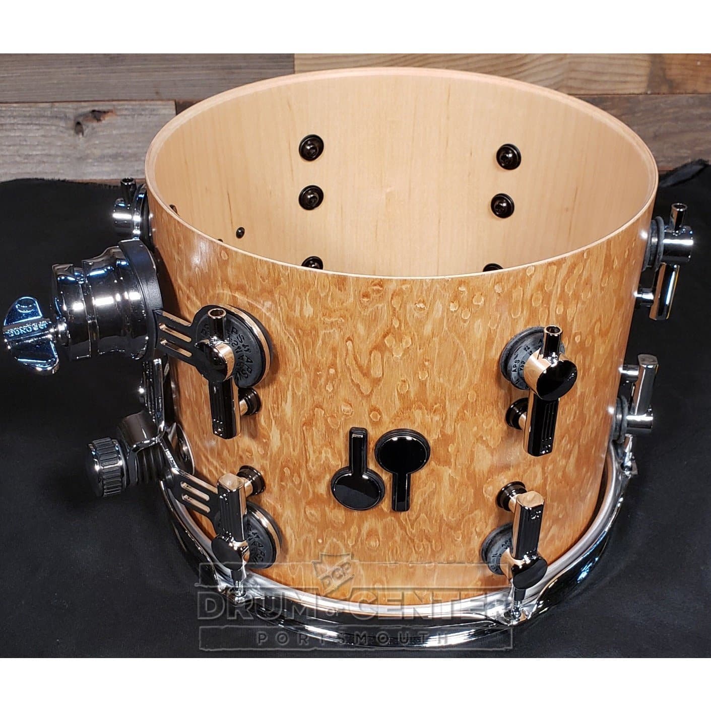 Sonor SQ2 5pc Drum Set Thin Maple  - Birdseye Amber Semigloss