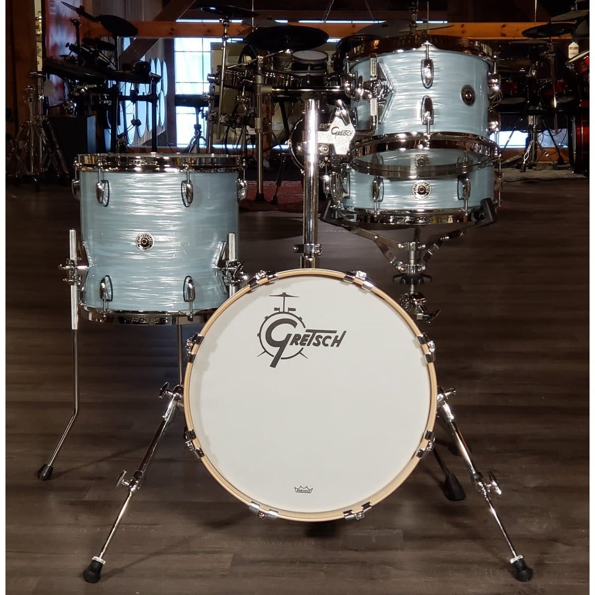 Gretsch Brooklyn 4pc Micro Drum Set Vintage Oyster White - DCP Exclusive!