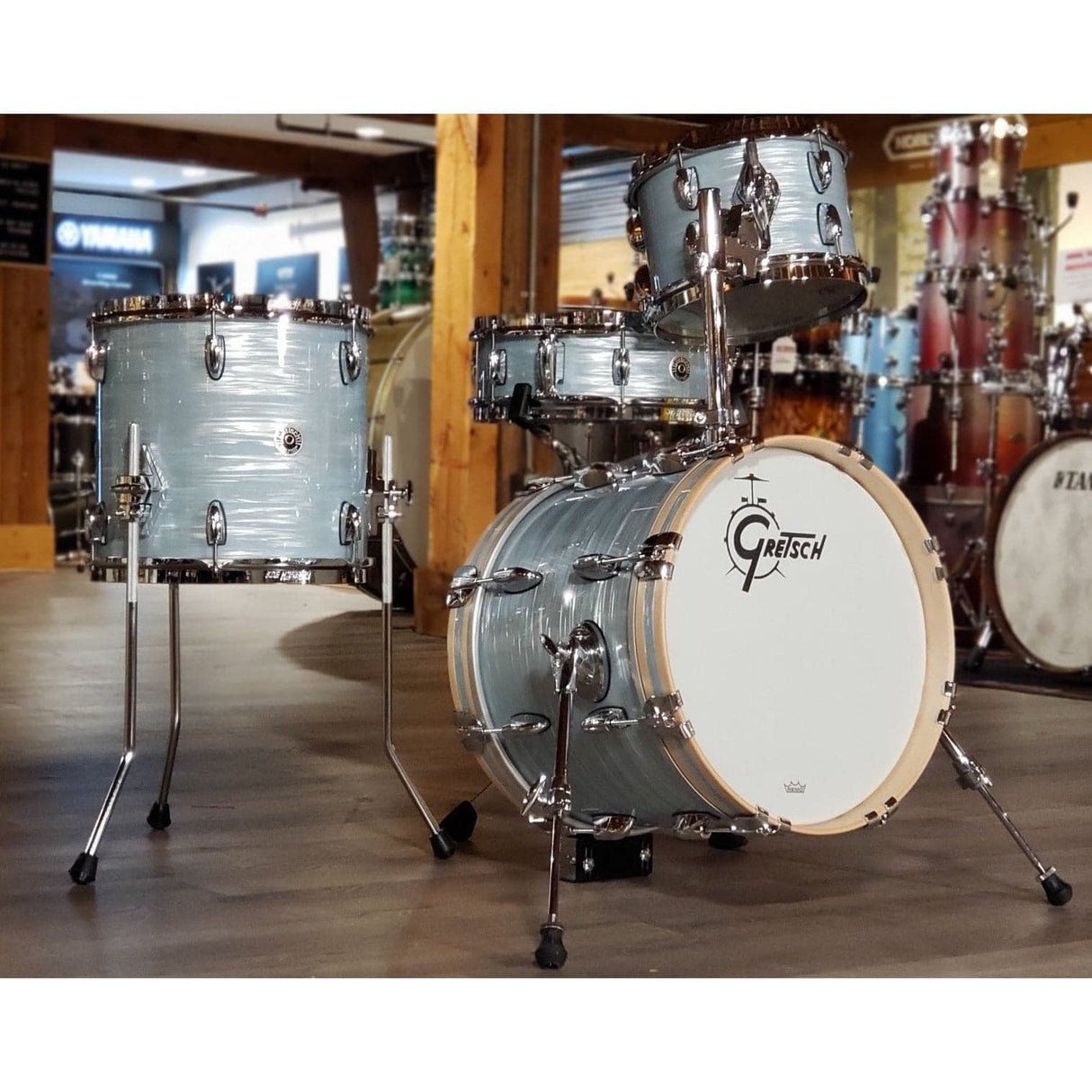 Gretsch Brooklyn 4pc Micro Drum Set Vintage Oyster White - DCP Exclusive!