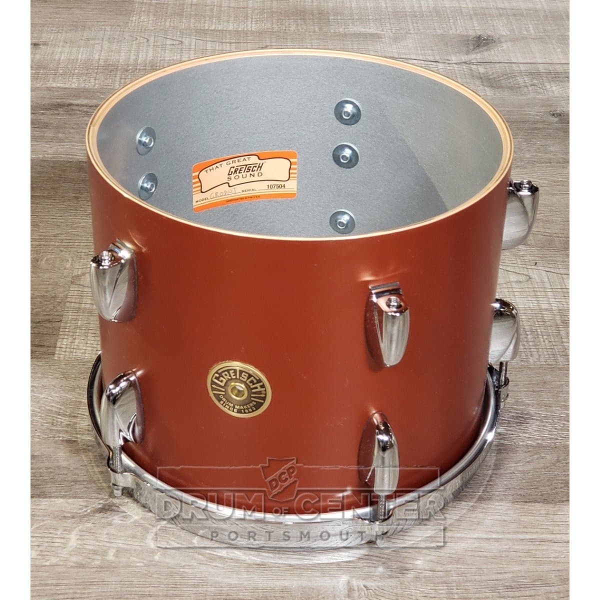 Gretsch USA Custom 5pc Drum Set Satin Copper