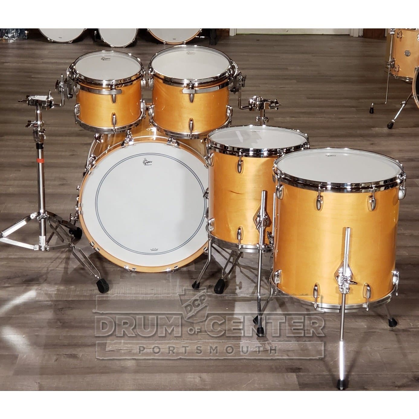 Gretsch USA Custom 5pc Drum Set Millennium Maple Gloss